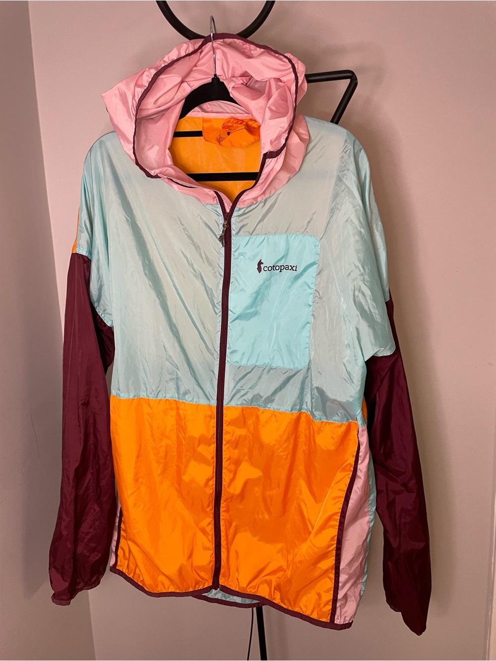 cotopaxi Pink and Orange Lightweight Jacket